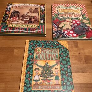 THREE Hardcover Mary Englebreit Christmas Books